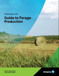 New! Publication 30: Guide to Forage Production